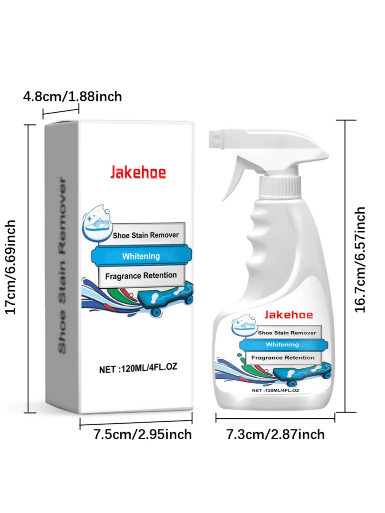 Schuhe mit FleckentfernungsschaumSpray, kleine weiße Schuhe, Sneaker, reinigt Oberleder Flecken