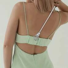 1/2/4pcs Ghost Hand Shaped Stainless Steel Extendable Back Scratcher, Portable Retractable Itch Reliever With Comfortable Rubber Handle, Ideal For Thanksgiving, Birthday And Christmas Gifts