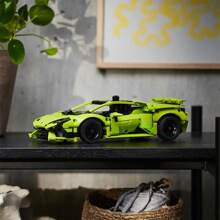 LEGO Modelo de ensamblaje de bloques de construcción Mecánica Grupo 42161 Lamborghini Racing para niños, autos de carreras deportivos, juguetes para niños