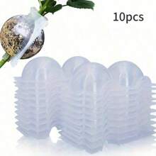 10/20pcs Plant Root Grow Box, Reusable No Damage High Pressure Breeding Ball Plant Root Grafting Device Box For Plant Quick Breeding Air Layered Pods