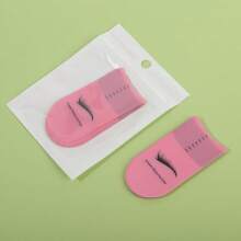 10/20 piezas Regla para medir la longitud de las extensiones de pestañas, medición de longitud de pestañas, herramientas para extensiones de pestañas - Rosa - Ver 6