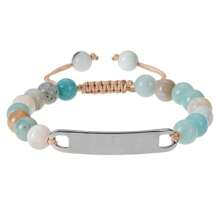 Halloween Customized Photo Natural Stone Hand-Woven Adjustable Bracelet Tiger Eye Volcanic Stone Gift For Women Men
