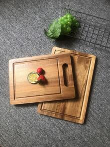 1 Stück Schneidebrett aus Rosenholz, ideal zum Hacken von Gemüse, Obst und Fleisch, bevorzugtes Holz-Schneidebrett für die Heimküche