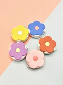 1 pièce Mini mètre ruban rétractable de couleur macaron, règle double face, pour mesurer la longueur, la hauteur, la distance, le buste, la taille, les hanches, le corps, les vêtements