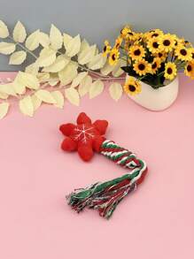 Serie navideña Regalos para amantes de gatos/perros y suministros para mascotas de mamá de perro/gato. Muñeco de peluche masticable con diseño de cachorro de dibujos animados, duradero y resistente para mordisquear, para uso exclusivo de amantes de gatos/perros y mamás de perros/gatos.