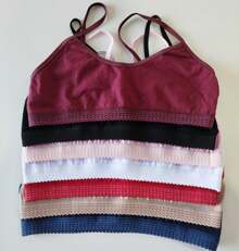 Kit 5 Adult Top With Thin Straps, Comfortable Cotton - 彩色 - 查看 2