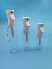 1 pieza Botella rociadora de alta presión para tónicos de tamaño de viaje, desinfectante de alcohol, solución de limpieza de cocina - transparente - Ver 6