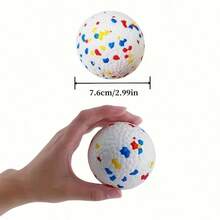 坚不可摧的狗狗咀嚼玩具 - 互动球，适合爱啃咬的狗狗 - 白色 - 查看 10