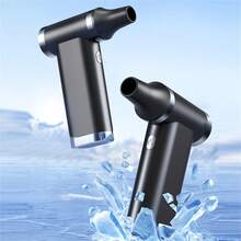 Creative Guan Nuevo mini ventilador turbo portátil y potente, ventilador de mano de alta velocidad, adecuado para desempolvar, soplar nieve, eliminar el carbón de la parrilla, uso multiusos para camping al aire libre, ideal para la limpieza de electrónicos de automóviles y el hogar - 100000 rpm/ventilador violento - Ver 4