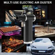 Creative Guan Nuevo mini ventilador turbo portátil y potente, ventilador de mano de alta velocidad, adecuado para desempolvar, soplar nieve, eliminar el carbón de la parrilla, uso multiusos para camping al aire libre, ideal para la limpieza de electrónicos de automóviles y el hogar - 100000 rpm/ventilador violento - Ver 7