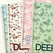 40 Sheets Flower-Themed Spiral Notebook, Perforated Pages For Easy Tear, School Student Notebooks For Journaling And Note-Taking,School And Office Supplies - B5-Large Size - View 4