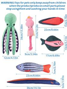 1 件宠物章鱼毛绒玩具，带声音和吱吱声，适合狗和猫的互动咀嚼玩具，由柔软的灯芯绒材料制成 - 薄荷綠 - 查看 3