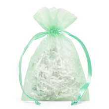 50 piezas/paquete, 25 colores, 7 tamaños, Bolsas de organza de malla de nailon transparente con cordón de alta calidad, bolsas para empaquetar joyas, bolsas de regalo, bolsas para jabón, bolsas para obsequios de boda, bolsas para caramelos, bolsas de almacenamiento, bolsas protectoras para frutas, adecuadas para Navidad, boda, fiesta y vacaciones, Día de San Valentín