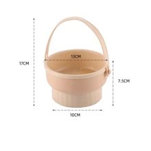 1pc Silicone Makeup Brush Cleaning Bowl, Powder Puff Drying Rack, Beauty Sponge Cleaning Tool
