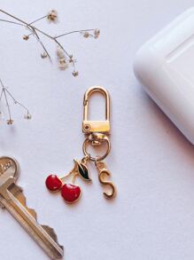 个性化Y2K樱桃钥匙扣，送给女孩的礼物，可用作包包挂饰、汽车装饰、教师节礼物、朋友礼物、姐妹礼物，创意十足 - 多色 - 查看 6