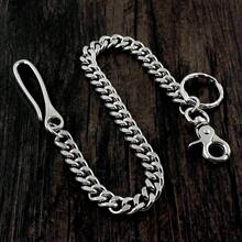 Heavy Metal Wallet Chain With Hook Biker Rock - 50cm - Xem 1
