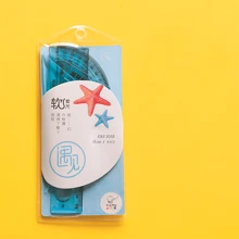 Multifunctional Ruler, Soft Ruler, Straight Ruler, Triangle Ruler, Protractor Ruler Set, Creative Stationery Drawing Tools Are Soft And Can Be Folded At Will,Rulers - Multicolor - View 10