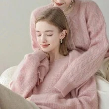 50g 球 95% 羊绒 5% 醋酸纤维手工编织和钩编羊绒混纺纱线、围巾、帽子、毛衣、毛衣、手套、DIY 工艺品、超柔软保暖中厚羊毛线