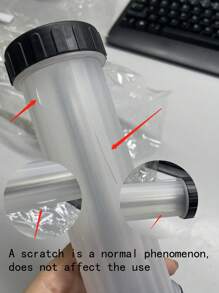 1pc Random Handmade Sausage Stuffer Manual Meat Filler For Home Kitchen Cured Sausage Making - White - View 4