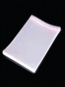 200 chiếc túi OPP trong suốt tự dính, túi đựng quà tặng nhiều kích cỡ, túi đựng đồ dùng hàng ngày, Giáng sinh - Trong sáng - Xem 4