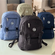 Women Backpack College School Travel Fashion Casual Unisex - 藏蓝色 - 查看 1