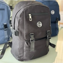 Women Backpack College School Travel Fashion Casual Unisex - 藏蓝色 - 查看 2