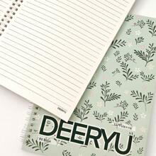 40 Sheets Flower-Themed Spiral Notebook, Perforated Pages For Easy Tear, School Student Notebooks For Journaling And Note-Taking,School And Office Supplies - B5-Large Size - View 3