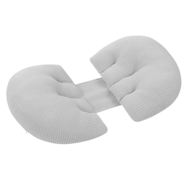 Almofada Travesseiro Ajustável Para Grávida Tecido Aveludado