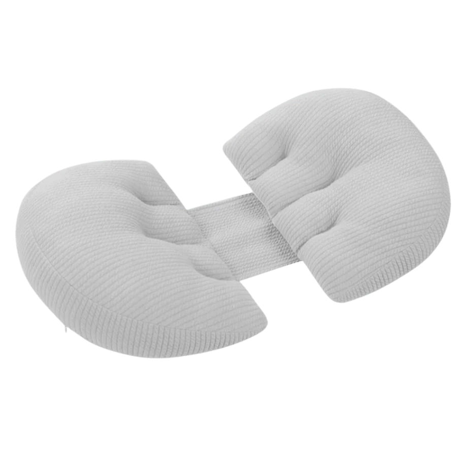 Adjustable Pillow Cushion For Pregnant Women Velvet Fabric - 淺灰色 - 查看 1