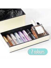 5ml Mini Portable Perfume Bottle Refillable Scented Spray Pump Empty Cosmetic Packaging Bottle - Vàng - Xem 7