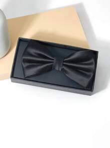 1 件男士高品质双层可折叠纯色领结，送给男朋友/父亲的节日礼物，多种颜色，休闲时尚配饰 - 彩色 - 查看 15