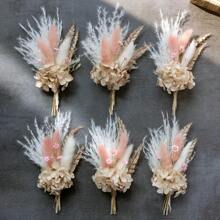 6pcs/Set Mini Dried Flower Bouquets, Suitable For Boho Floral Wedding, Dining Table Centerpieces, Craft Decorations, Cake Toppers,Classroom Decor,Office Decor,Room Decor,Home Decor,Wall Decor,Bathroom Decor,Bedroom Decor,Room Decoration Stuff,Posters - 10pcs - View 14