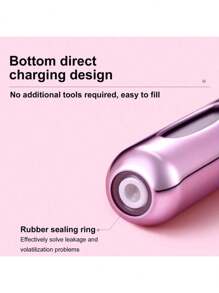 5ml Mini Portable Perfume Bottle Refillable Scented Spray Pump Empty Cosmetic Packaging Bottle - Vàng - Xem 6