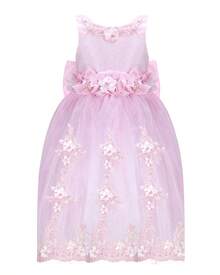 Maylin Romina Girl's Long Party Dress - Pink - View 1