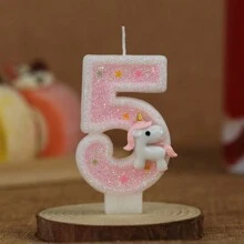 1pc Upgraded Unicorn Series Candles With Hard Box, Birthday Cake Decoration Party Atmosphere Candles, Romantic Party Supplies, Birthday Candles, Singleness Party, Coming Of Age, Birthday Party Cake Decorations, Baking Decoration Creative Number Birthday Candles Cake Birthday Decoration Handmade DIY Applicable To Birthday Party, Graduation Party, Wedding Party, Father's Day, Mother's Day, Unicorn Party, Various Party Cake Decoration Candles - Multicolor - View 14