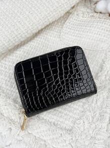 Glossy Bamboo Joint Pattern Multi- Pu Leather S Gifts For Card Holder Wallet Business Card Holder Credit Card Holder Women For Women Wallet Mini Wallet Purse Wallet Card Wallet