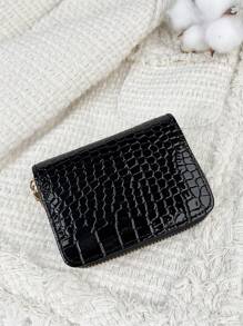 Glossy Bamboo Joint Pattern Multi- Pu Leather S Gifts For Card Holder Wallet Business Card Holder Credit Card Holder Women For Women Wallet Mini Wallet Purse Wallet Card Wallet