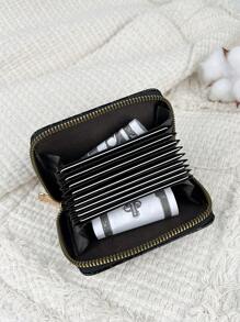 Glossy Bamboo Joint Pattern Multi- Pu Leather S Gifts For Card Holder Wallet Business Card Holder Credit Card Holder Women For Women Wallet Mini Wallet Purse Wallet Card Wallet