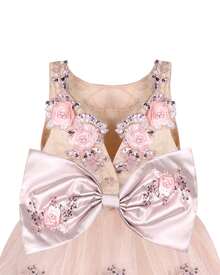 Maylin Romina Girl's Long Party Dress - 淺粉色 - 查看 4