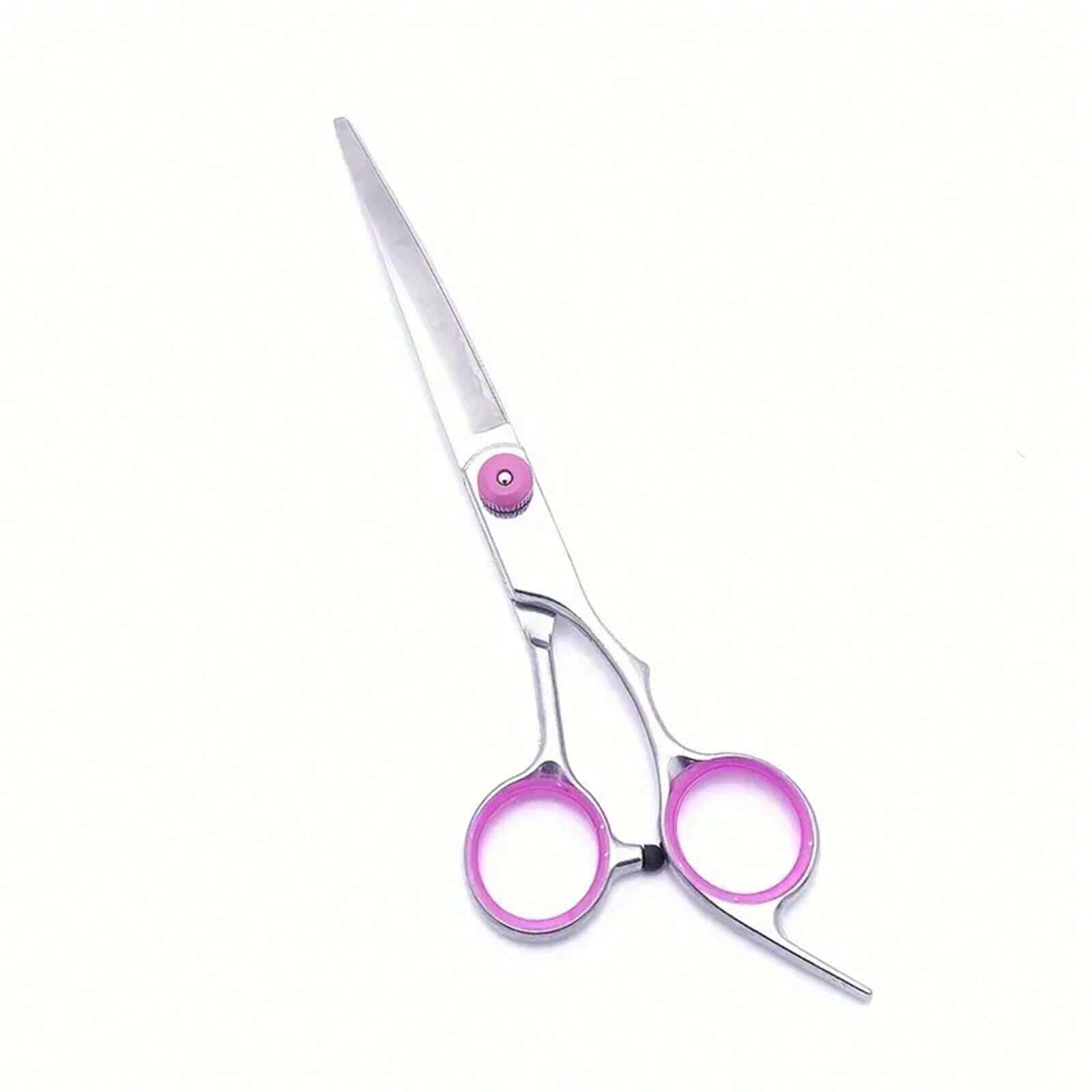 6In1 Professional Dog Grooming Scissors Set With Curved Shears & Comb