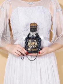 Túi cầm tay buổi tối Diamante mới của Myer, Phụ kiện hàng ngày, Không dùng cho điện thoại - Màu xanh hải quân - Xem 1