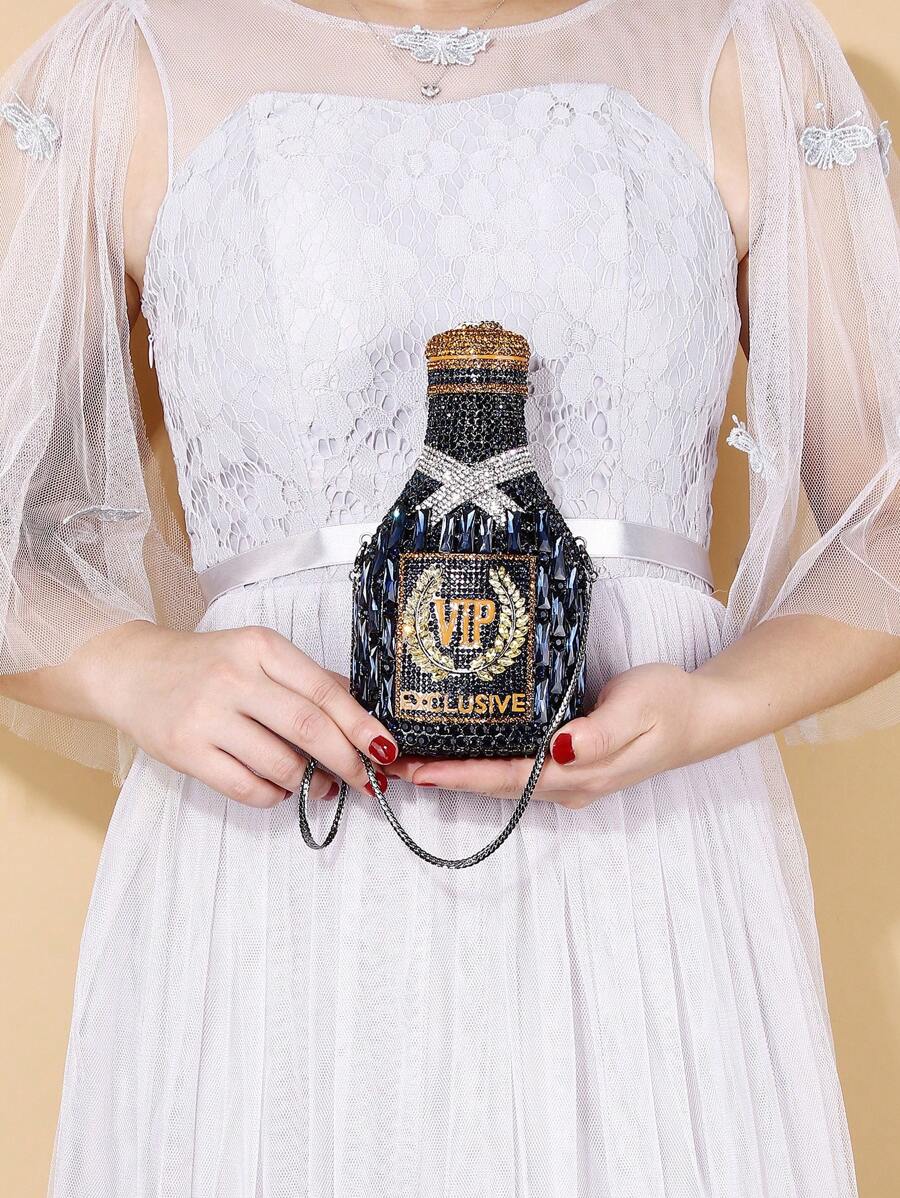 Túi cầm tay buổi tối Diamante mới của Myer, Phụ kiện hàng ngày, Không dùng cho điện thoại - Màu xanh hải quân - Xem 1