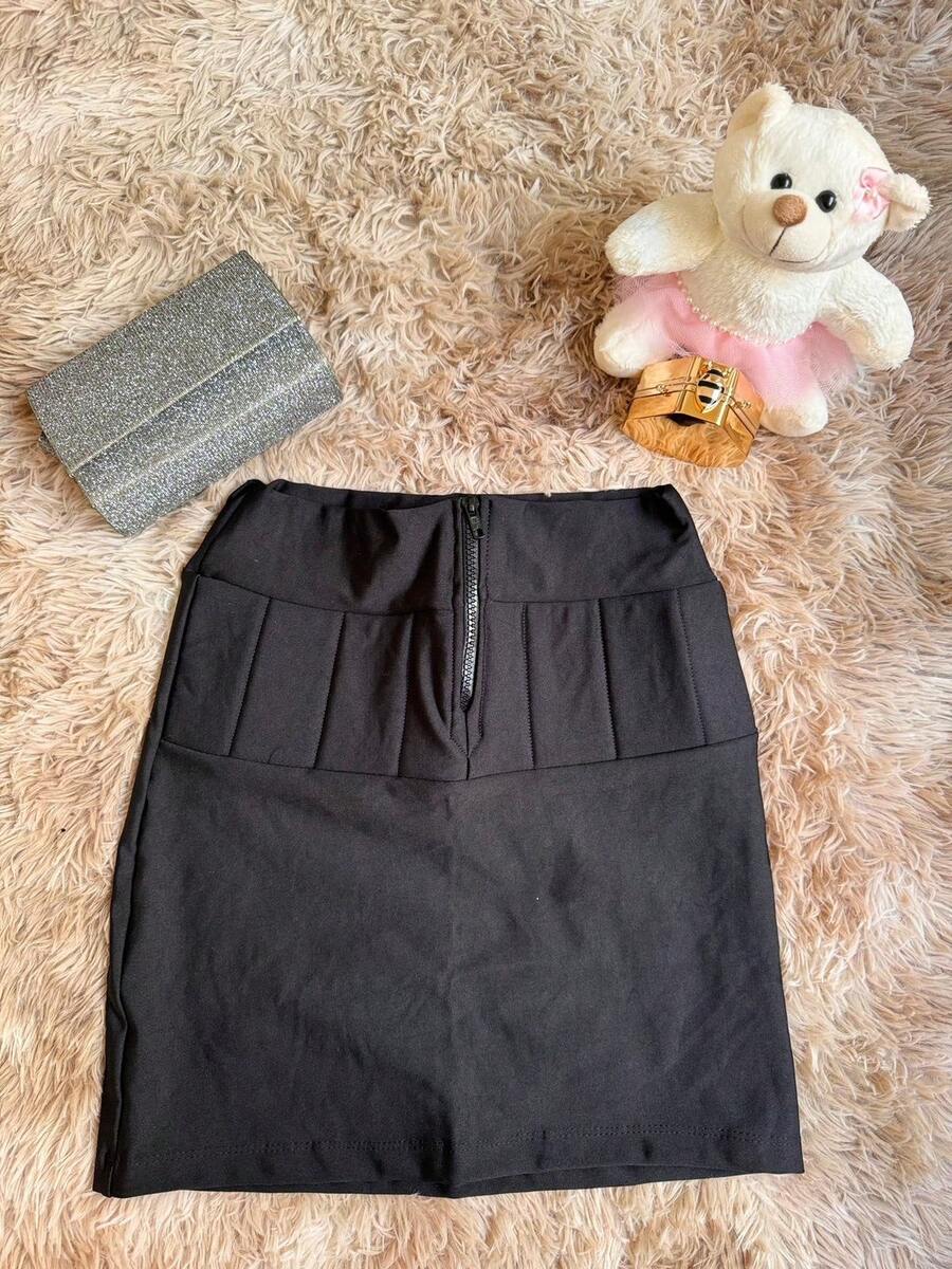 Women's Lipo Power Skirt With Shaping Belt - màu đen - Xem 1