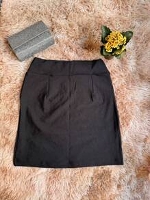 Women's Lipo Power Skirt With Shaping Belt - màu đen - Xem 2