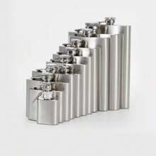 1 pieza Petaca de acero inoxidable, Botella de licor portátil mini, Dispensador de bebidas, Opciones de 1 oz/2 oz/3 oz/4 oz/5 oz/6 oz/7 oz/8 oz/9 oz/10 oz, Para almacenar y transportar bebidas espirituosas, vino y otras bebidas, Para exteriores, camping, regalo para padres