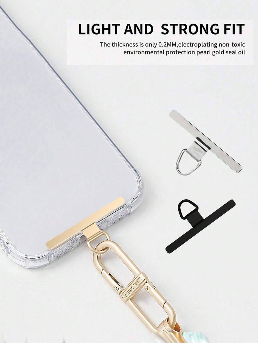 Ultra-dünne Handykordel aus Edelstahl - Sicherheits-Zubehör-Riemen, Ersatzkordel für Handykordel-Armband-Geschenke für Mutter, Familie, Freunde, Geburtstag, Feiertage Handyanhänger, Handykette