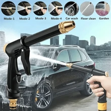 1pc High-Pressure Car Wash Spray Gun With Copper-Plated Nozzle - Durable, Large Water Flow For Home & Garden Use Hose Spray Nozzle Water Sprayer