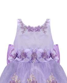 Maylin Romina Girl's Long Party Dress - 紫丁香色 - 查看 3