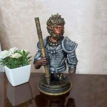 Monkey King Bust, Sun Wukong Figure, Black Myth Statue 16 Cm - 1 - Xem 2