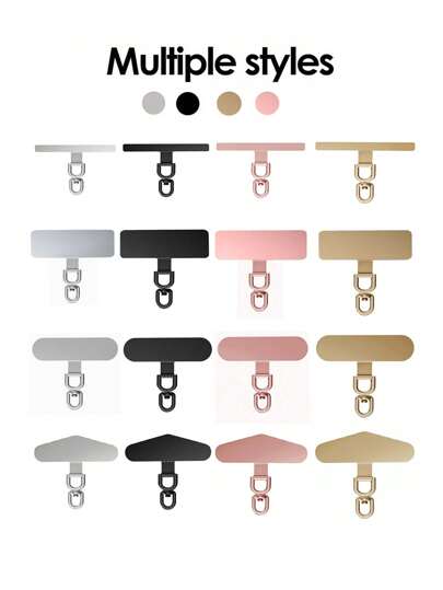 360° 旋转金属垫圈通用手机挂绳附件不锈钢连接器